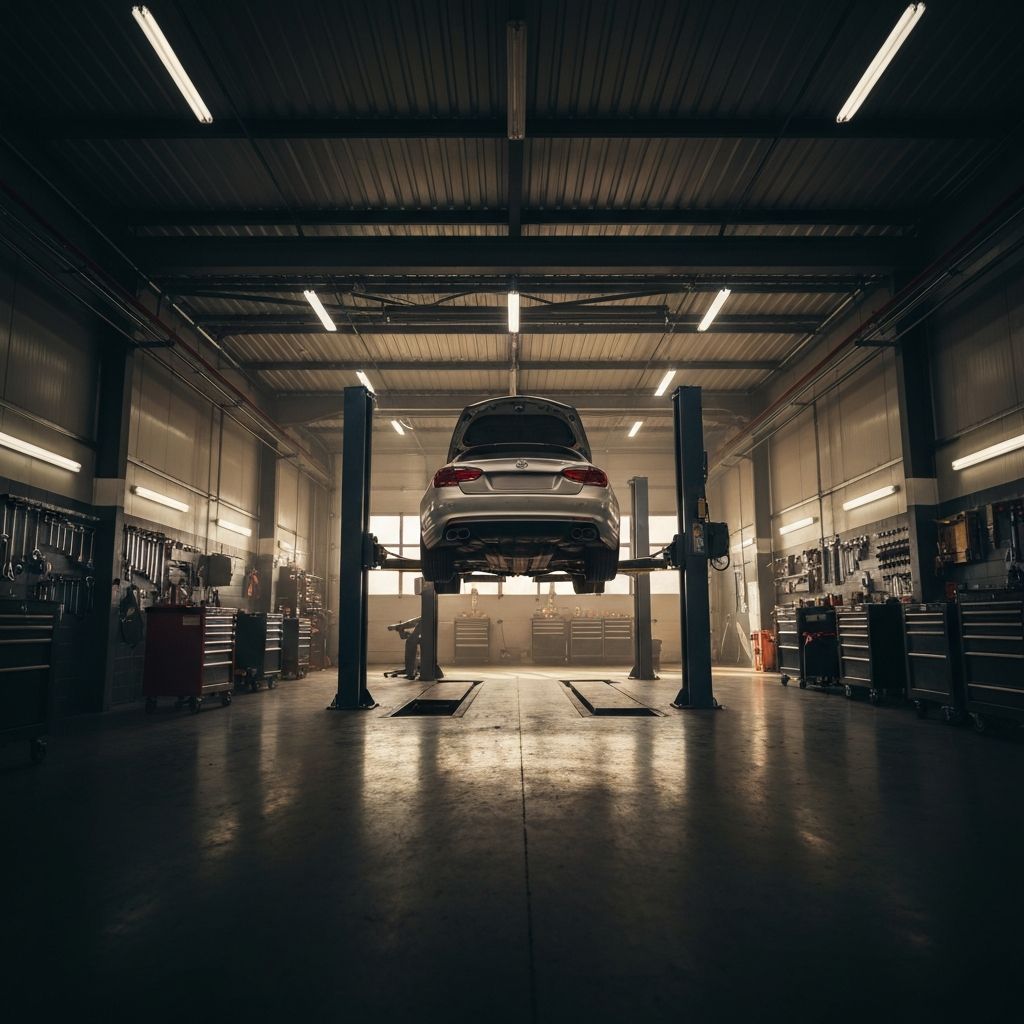 Auto service workshop